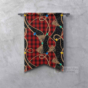 MacIver (McIver) Scottish Tartan Twisted Ropes Stylized Gonfalon Fishtail - Tartan Vibes Clothing
