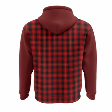 MacIver (McIver) Tartan Accent Hoodie with Family Crest