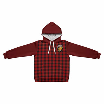 MacIver (McIver) Tartan Accent Kid Hoodie with Family Crest