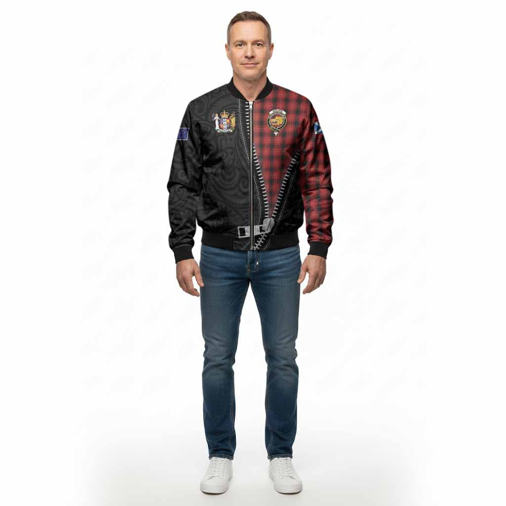 MacIver (McIver) Tartan Bomber Jacket New Zealand Pattern Unique Zipper Stylized