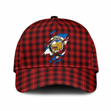 MacIver (McIver) Tartan Classic Cap with Family Crest In Me Style