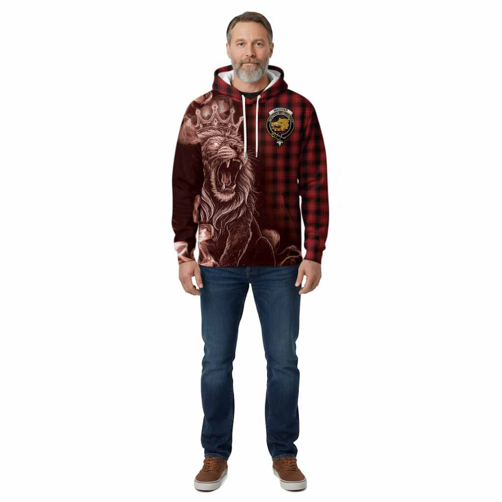 MacIver (McIver) Tartan Cotton Hoodie Roaring Lion Heritage