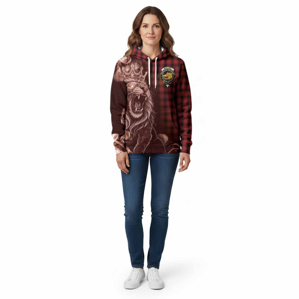 MacIver (McIver) Tartan Cotton Hoodie Roaring Lion Heritage