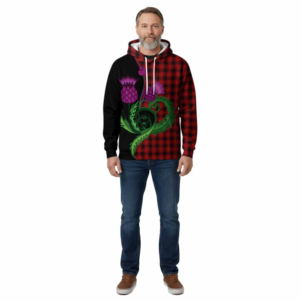 MacIver (McIver) Tartan Cotton Hoodie Traditional Scottish Thistle