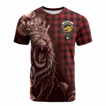 MacIver (McIver) Tartan Cotton T-shirt Roaring Lion Heritage