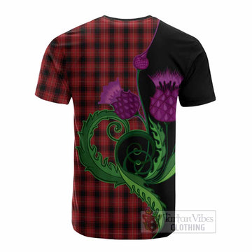 MacIver (McIver) Tartan Cotton T-shirt Traditional Scottish Thistle