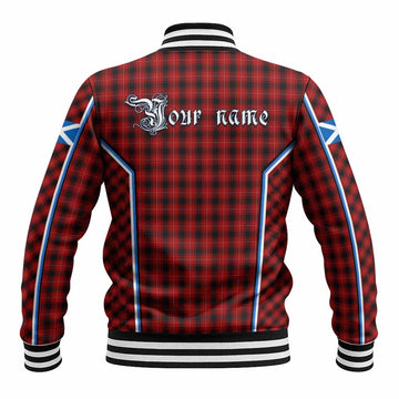 MacIver (McIver) Tartan Crest Baseball Jacket Scotland Coat of Arm Flag Style - Tartan Vibes Clothing