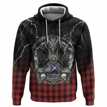 MacIver (McIver) Tartan Crest Hoodie Celtic Odin's Raven Legacy