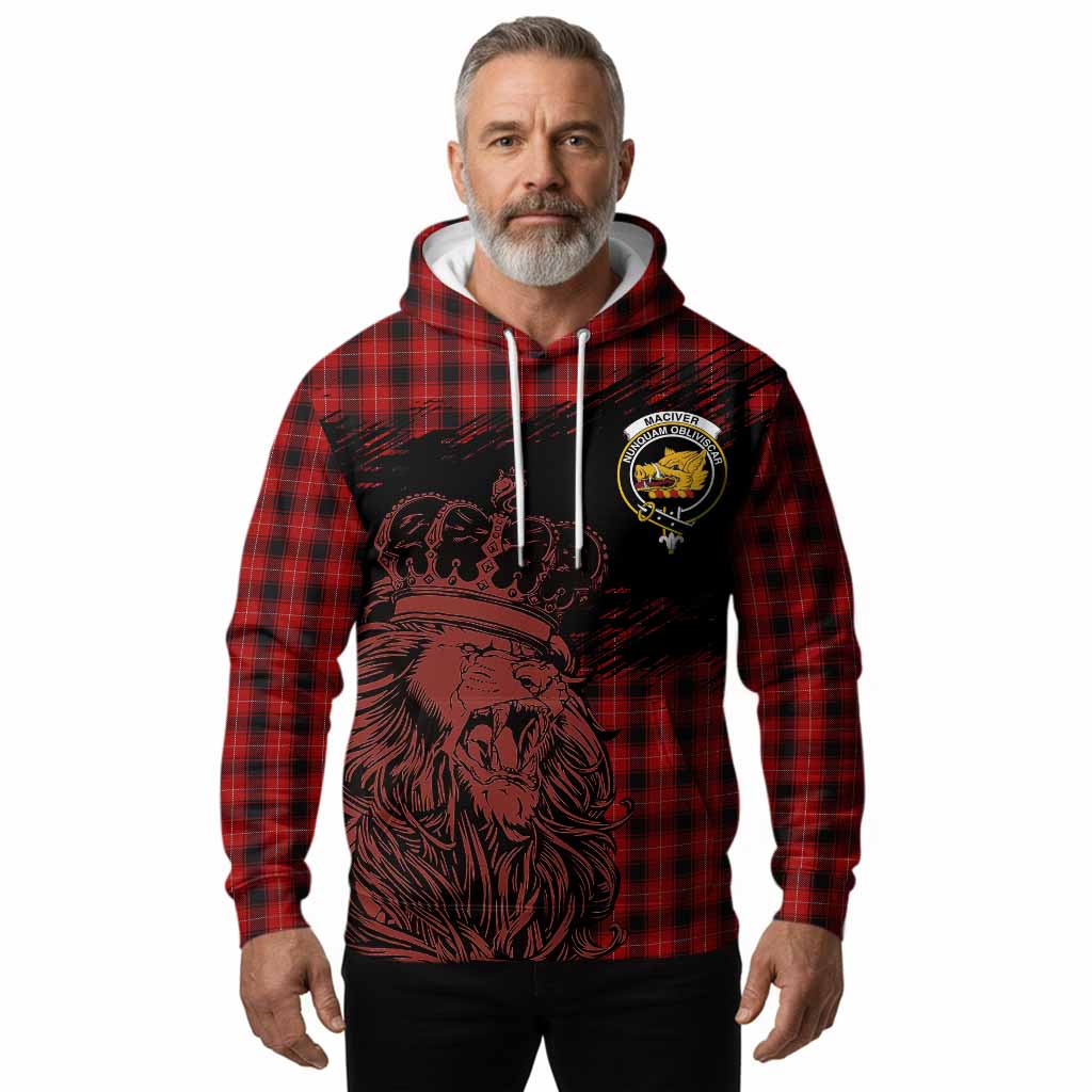 MacIver (McIver) Tartan Crest Hoodie Crowned Lion Heritage Style