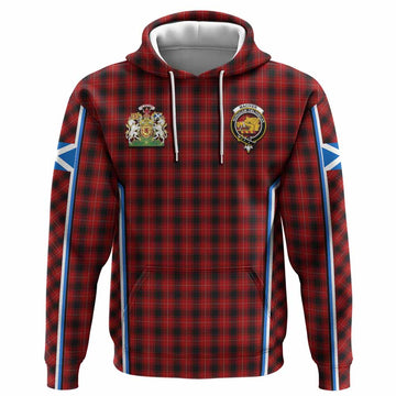 MacIver (McIver) Tartan Crest Hoodie Scotland Coat of Arm Flag Style