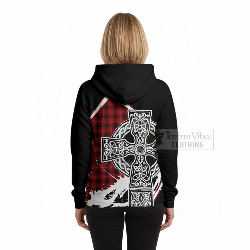 MacIver (McIver) Tartan Crest Hoodie Scottish Celtic Cross Heritage