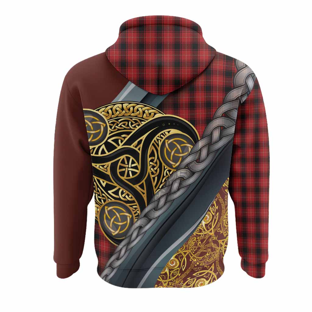 MacIver (McIver) Tartan Crest Hoodie Scottish Triskele Celtic