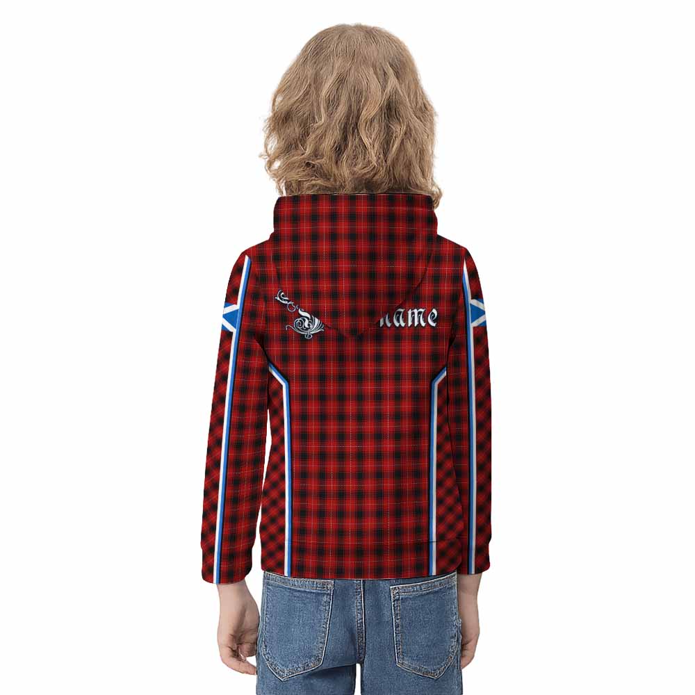 MacIver (McIver) Tartan Crest Kid Hoodie Scotland Coat of Arm Flag Style - Tartan Vibes Clothing