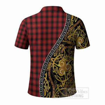 MacIver (McIver) Tartan Crest Polo Shirt Celtic Knot and Triple Trickle Spiral Symbols