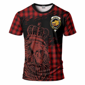 MacIver (McIver) Tartan Crest T-Shirt Crowned Lion Heritage Style