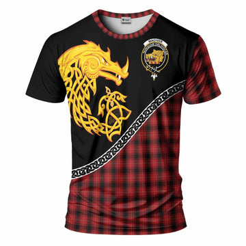 MacIver (McIver) Tartan Crest T-Shirt Legendary Dragon Knot Half Style