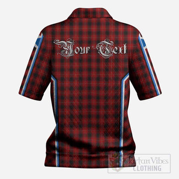 MacIver (McIver) Tartan Crest Women’s Polo Sweater Top Scotland Coat of Arm Flag Style