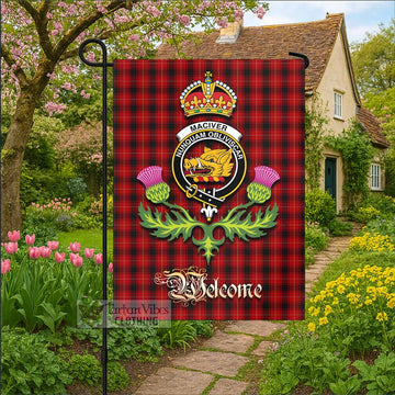 MacIver (McIver) Tartan Family Crest Garden Flag Royal Thistle Welcome Style - Tartan Vibes Clothing