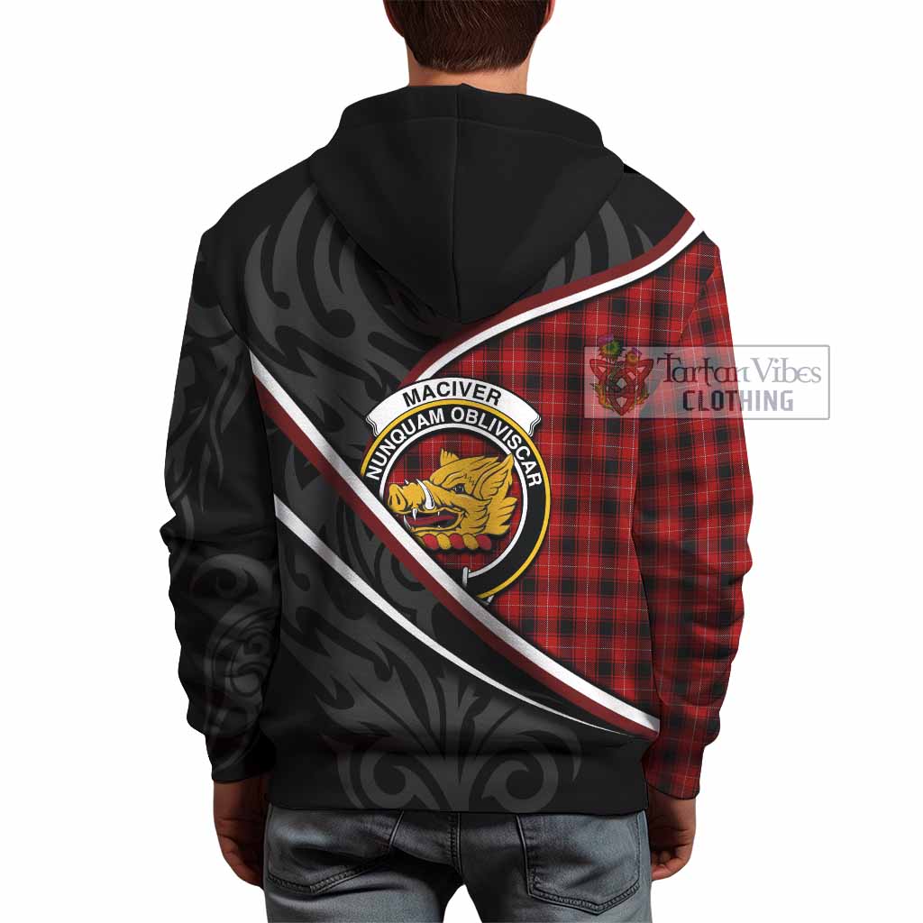 MacIver (McIver) Tartan Family Crest Hoodie Celtic Scottish Thistle Floral - Tartan Vibes Clothing