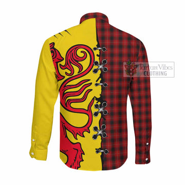 MacIver (McIver) Tartan Family Crest Long Sleeve Button Shirts Lion Rampant Honor