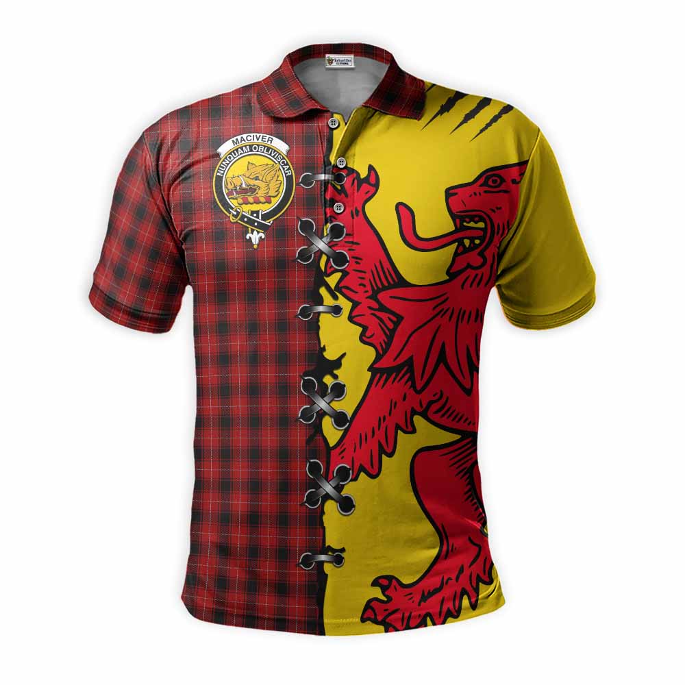 MacIver (McIver) Tartan Family Crest Polo Shirt Lion Rampant Honor - Tartan Vibes Clothing