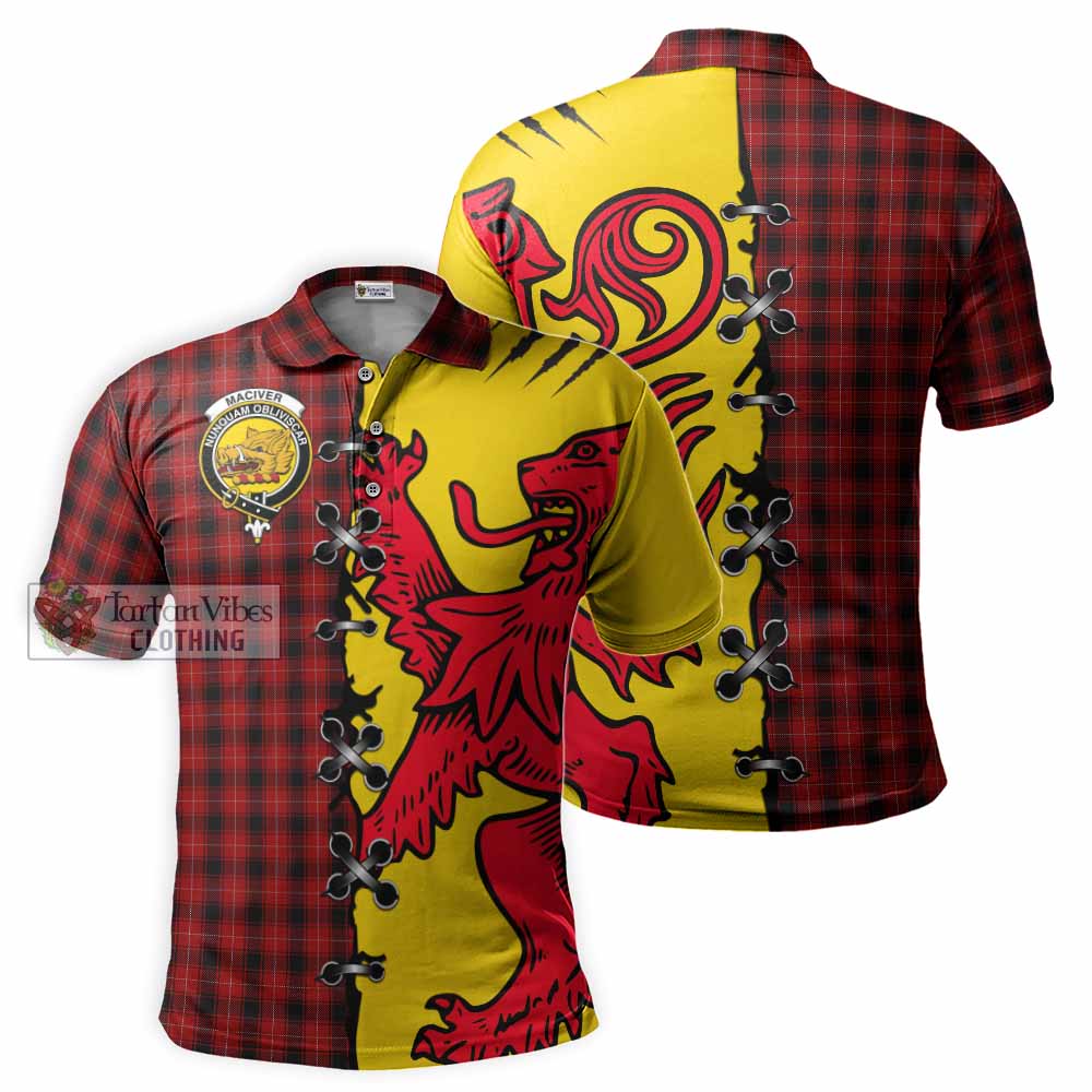MacIver (McIver) Tartan Family Crest Polo Shirt Lion Rampant Honor - Tartan Vibes Clothing