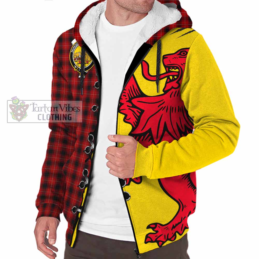 MacIver (McIver) Tartan Family Crest Sherpa Hoodie Lion Rampant Honor - Tartan Vibes Clothing