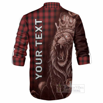 MacIver (McIver) Tartan Ghillie Shirt Roaring Lion Heritage