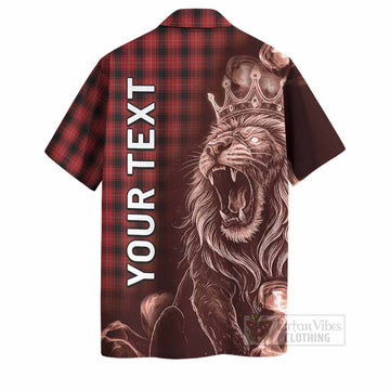 MacIver (McIver) Tartan Hawaiian Shirt Roaring Lion Heritage