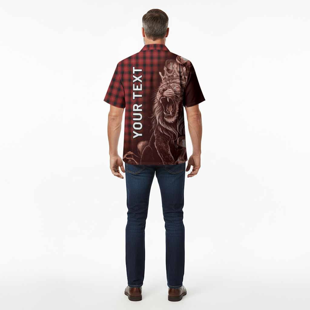 MacIver (McIver) Tartan Hawaiian Shirt Roaring Lion Heritage
