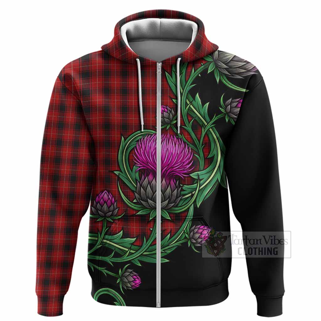 MacIver (McIver) Tartan Hoodie Resilient Scottish Thistle