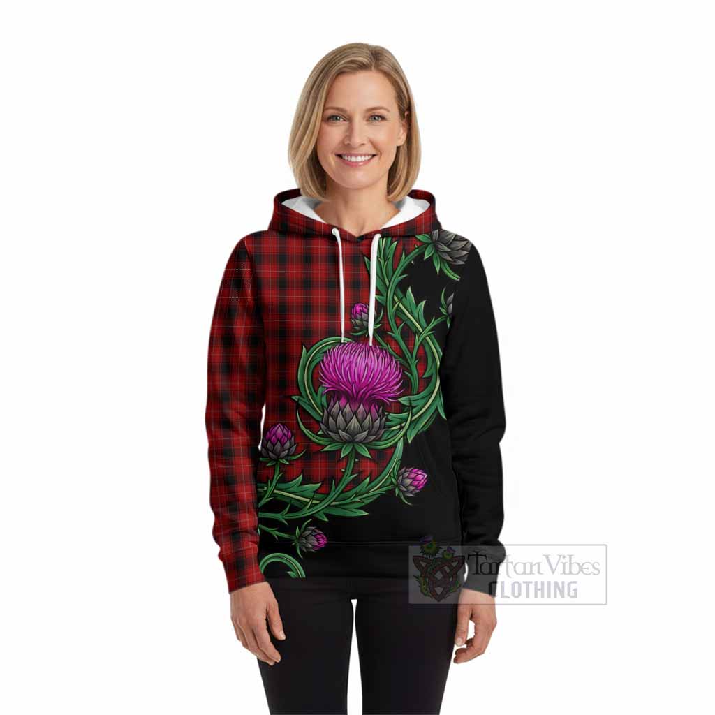 MacIver (McIver) Tartan Hoodie Resilient Scottish Thistle