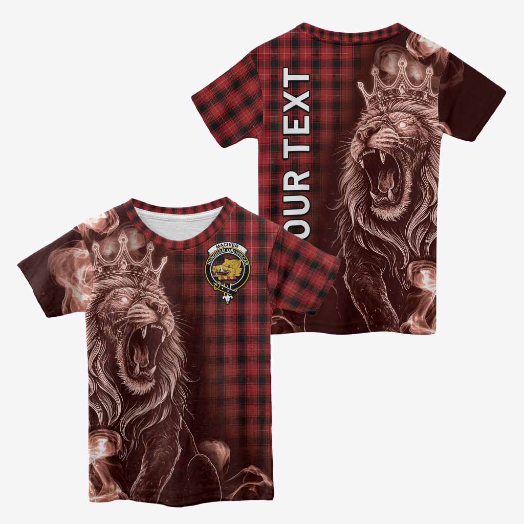 MacIver (McIver) Tartan Kid T-shirt Roaring Lion Heritage