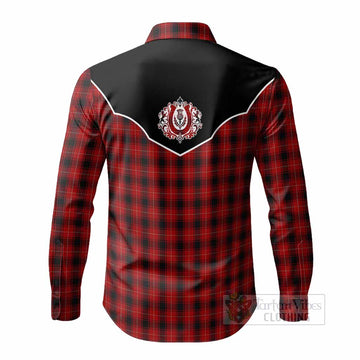 MacIver (McIver) Tartan Long Sleeve Button Shirts Horseshoe Ornament - Tartan Vibes Clothing