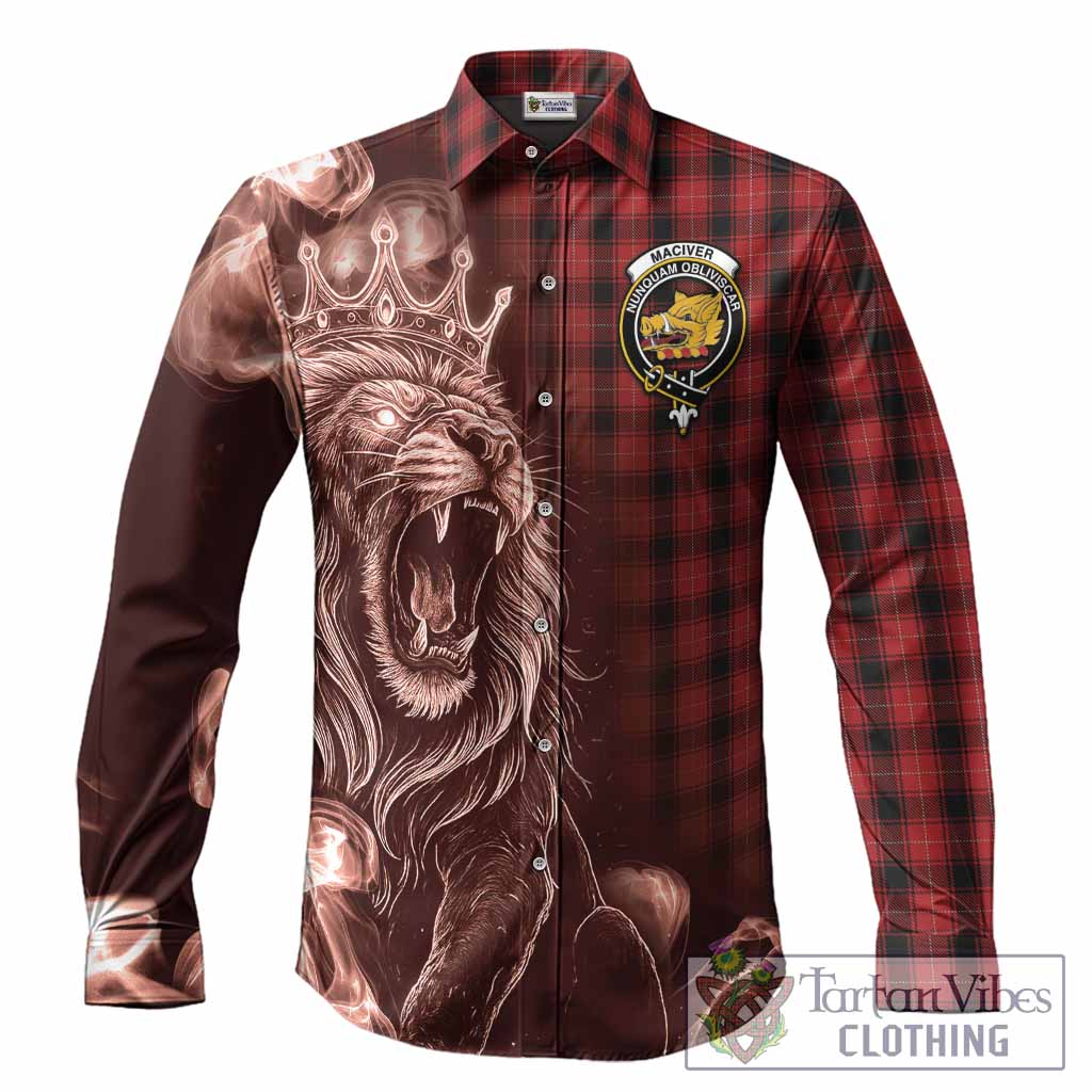 MacIver (McIver) Tartan Long Sleeve Button Shirts Roaring Lion Heritage