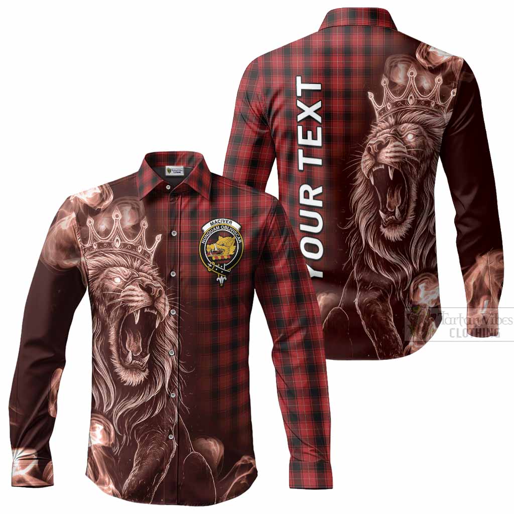 MacIver (McIver) Tartan Long Sleeve Button Shirts Roaring Lion Heritage