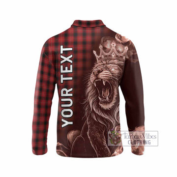 MacIver (McIver) Tartan Long Sleeve Polo Shirt Roaring Lion Heritage