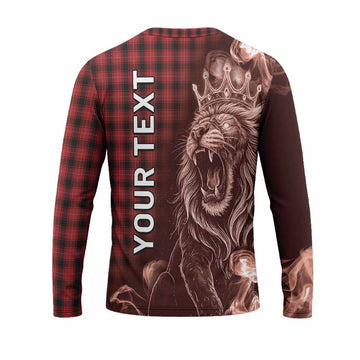 MacIver (McIver) Tartan Long Sleeve T-Shirt Roaring Lion Heritage