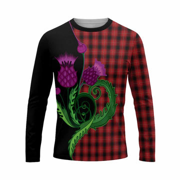 MacIver (McIver) Tartan Long Sleeve T-Shirt Traditional Scottish Thistle