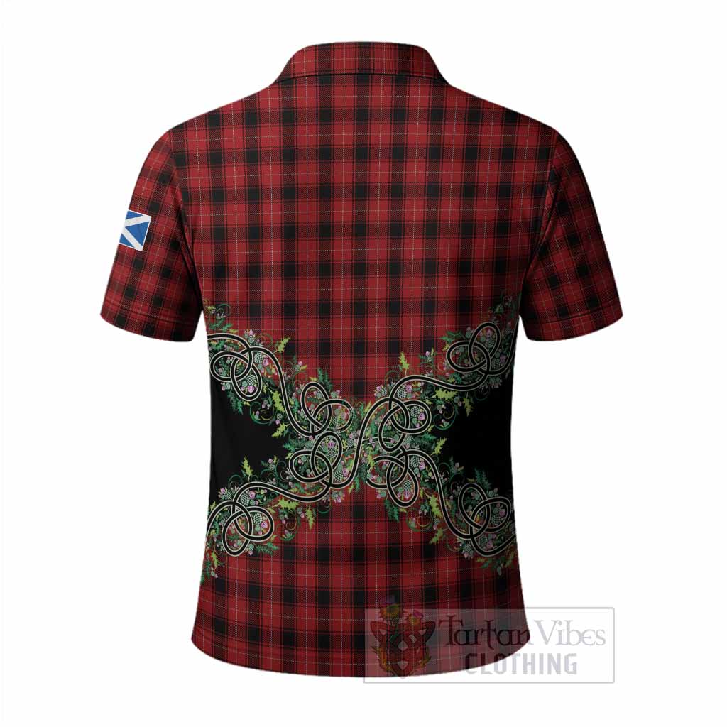 MacIver (McIver) Tartan Polo Shirt Thistle Scottish Spirit
