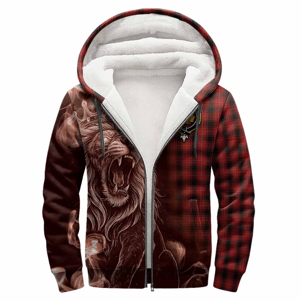 MacIver (McIver) Tartan Sherpa Hoodie Roaring Lion Heritage