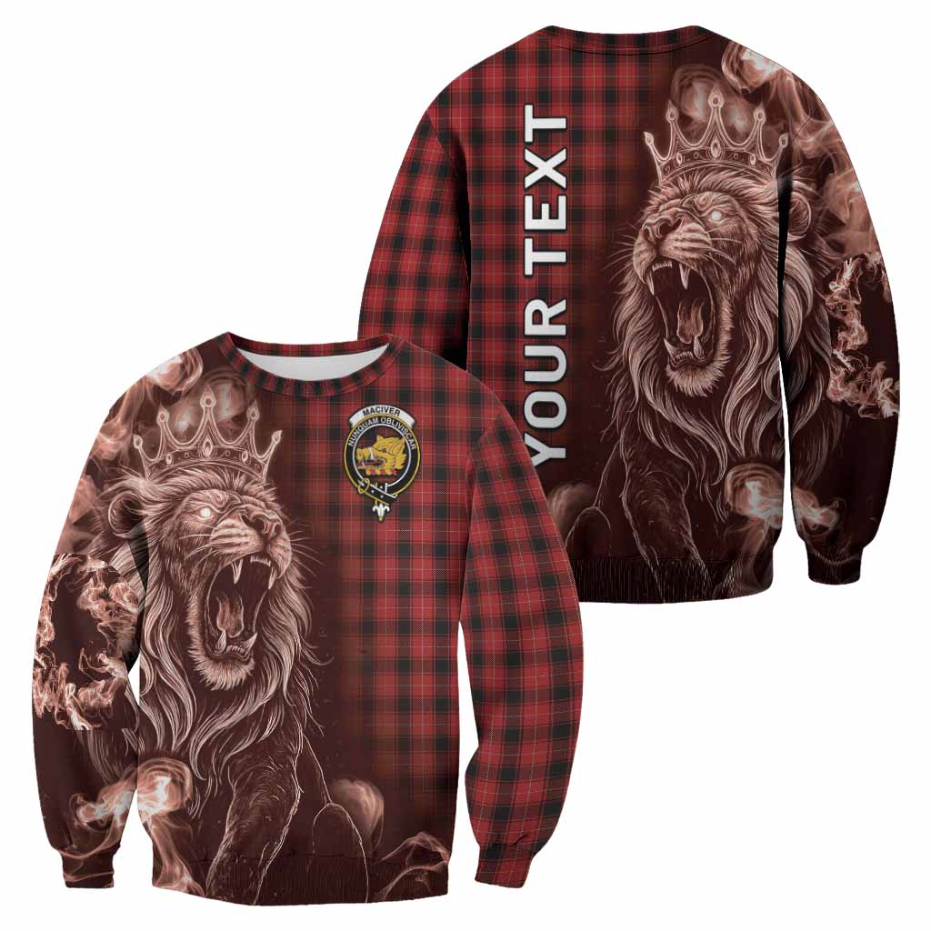 MacIver (McIver) Tartan Sweatshirt Roaring Lion Heritage