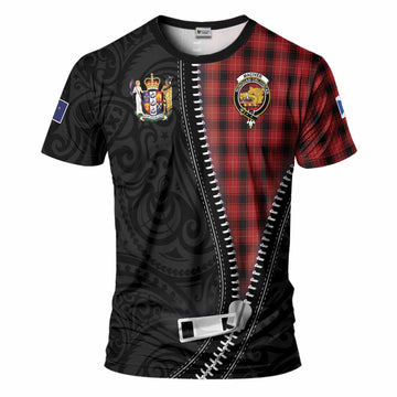 MacIver (McIver) Tartan T-Shirt New Zealand Pattern Unique Zipper Stylized