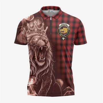 MacIver (McIver) Tartan Zipper Polo Shirt Roaring Lion Heritage