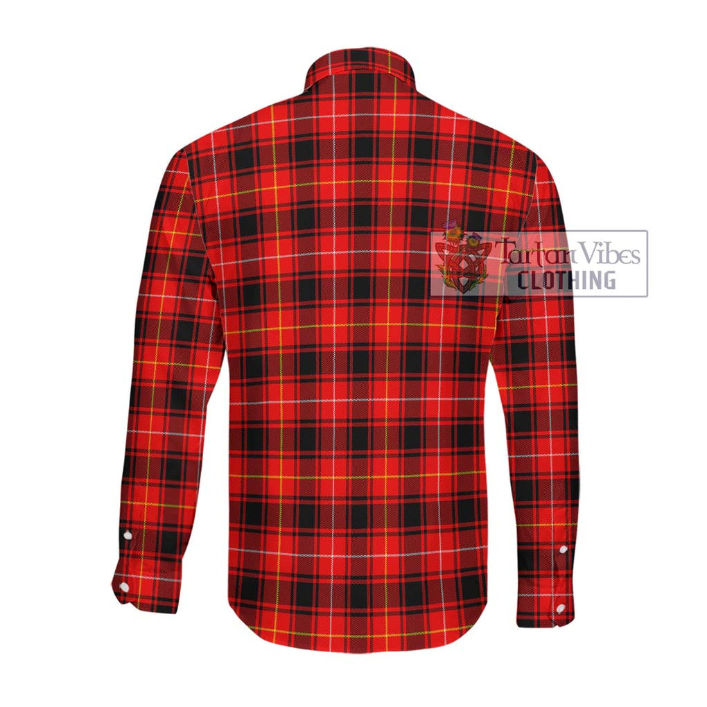 MacIvor Modern Tartan Long Sleeve Button Shirt with Family Crest DNA In Me Style - Tartanvibesclothing Shop