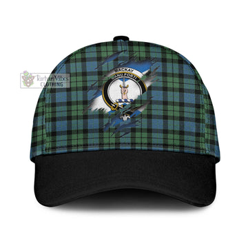 MacKay Ancient Tartan Classic Cap with Family Crest In Me Style