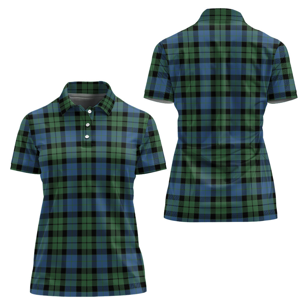 MacKay Ancient Tartan Polo Shirt For Women Women - Tartanvibesclothing