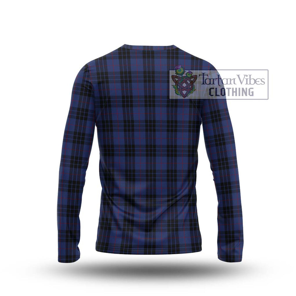 Tartan Vibes Clothing MacKay Blue #02 Tartan Long Sleeve T-Shirt with Family Crest DNA In Me Style