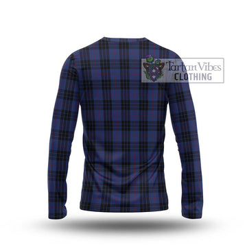 Tartan Vibes Clothing MacKay Blue #02 Tartan Long Sleeve T-Shirt with Family Crest DNA In Me Style