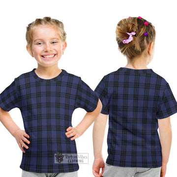 Tartan Vibes Clothing MacKay Blue #02 Tartan Kid T-Shirt